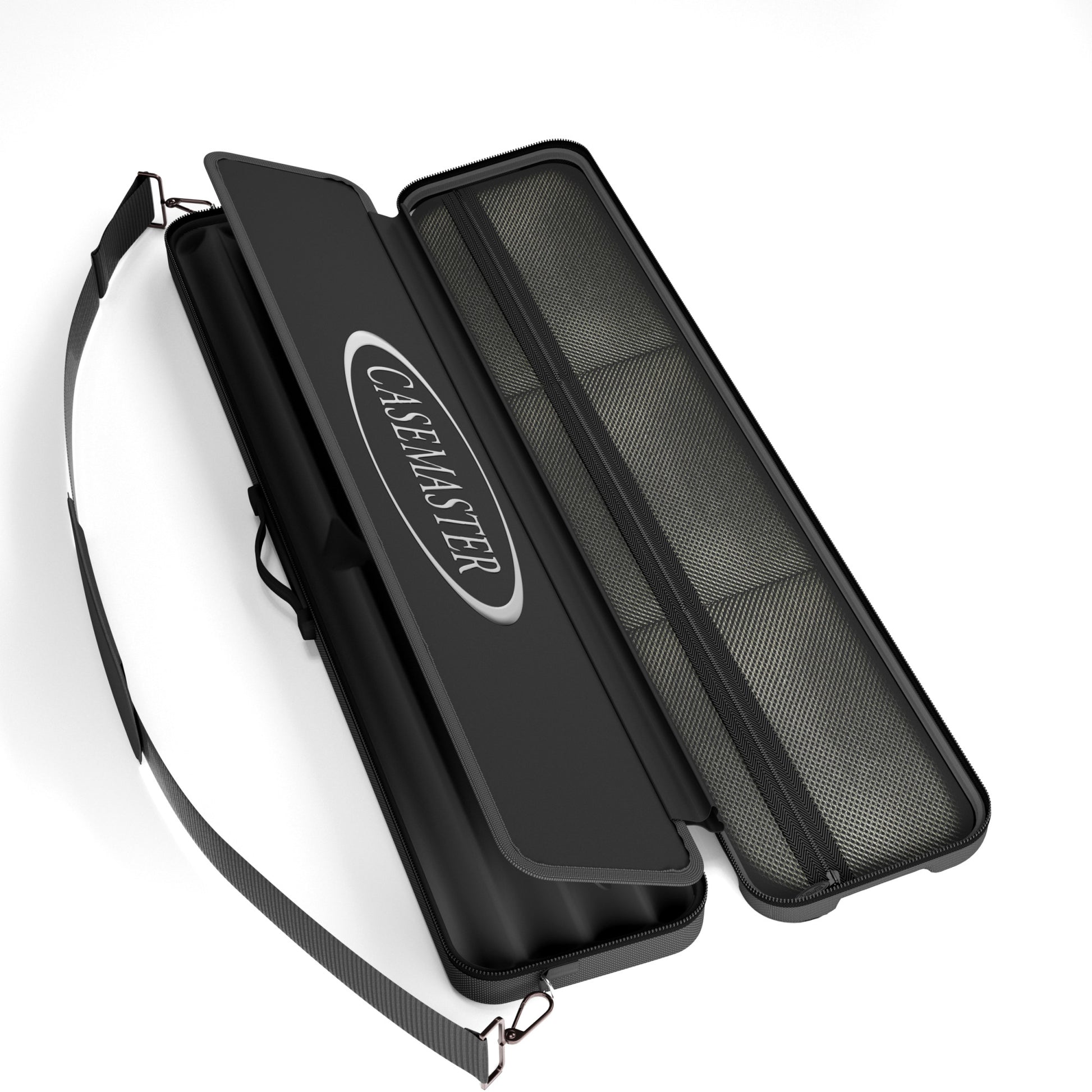 Casemaster Parallax Guard Billiard Cue Case (Pool Stick Case) | Black