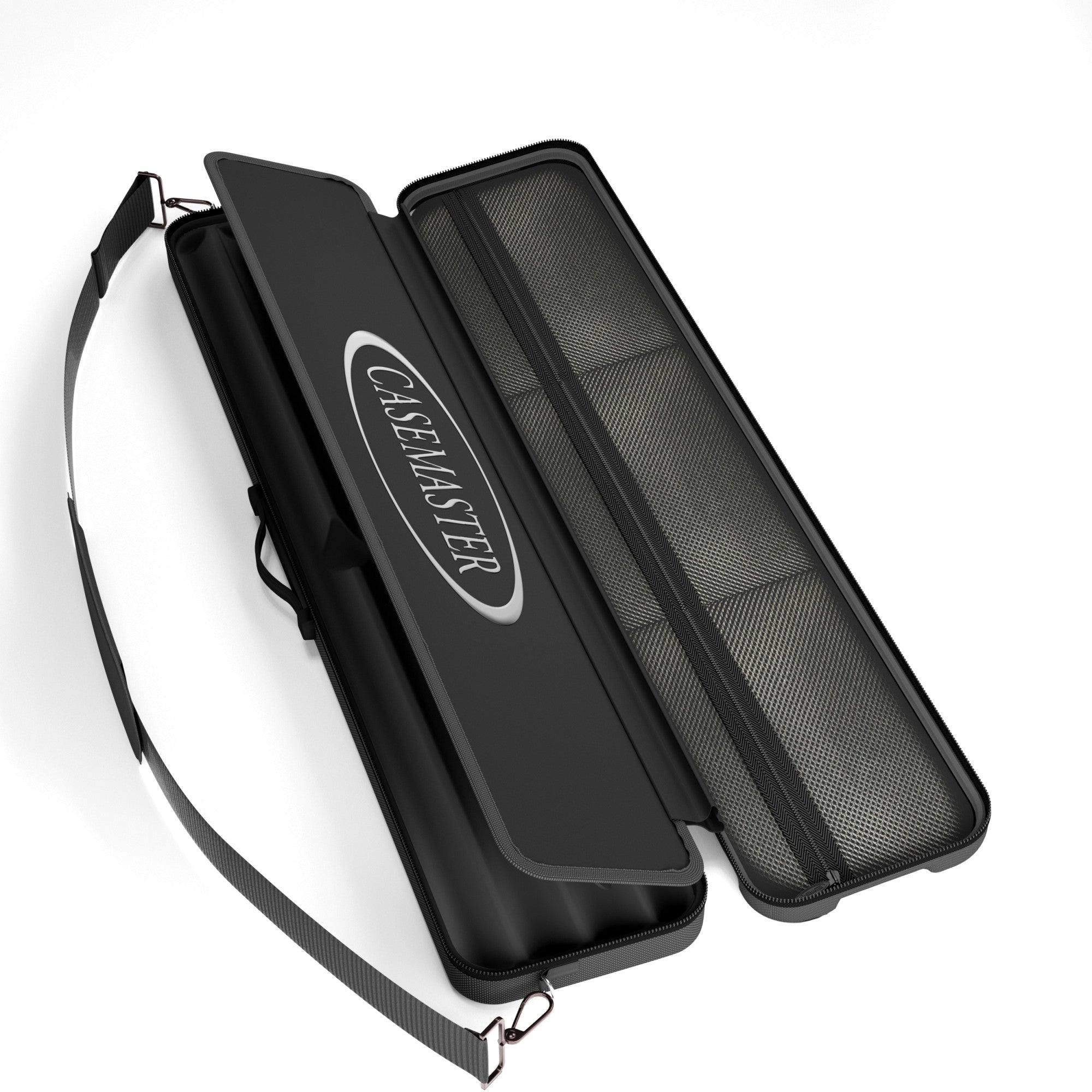 Casemaster Parallax Guard Billiard Cue Case (Pool Stick Case) | Black