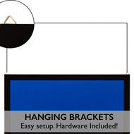 Viper Framed Dartboard Backboard Blue