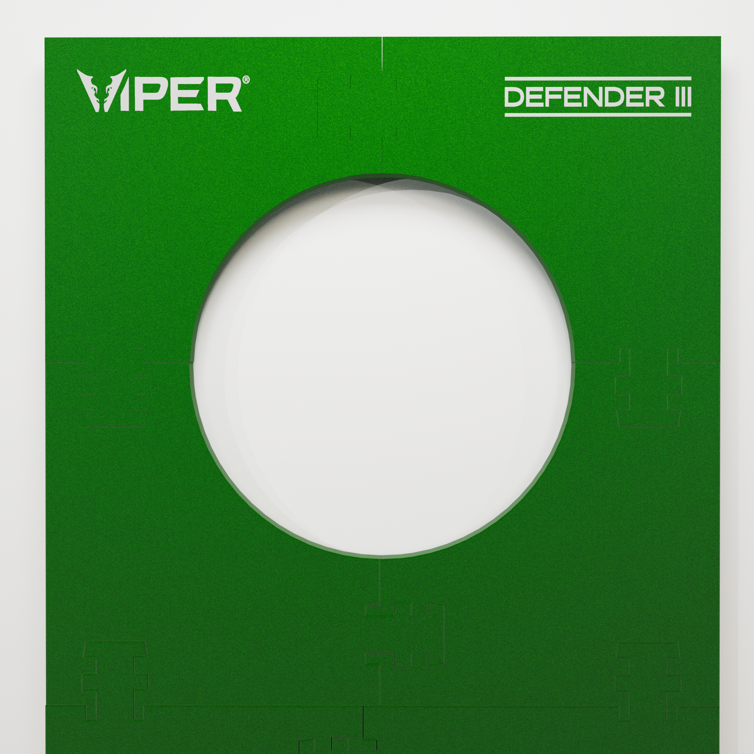 Viper Wall Defender III Dartboard Surround Green