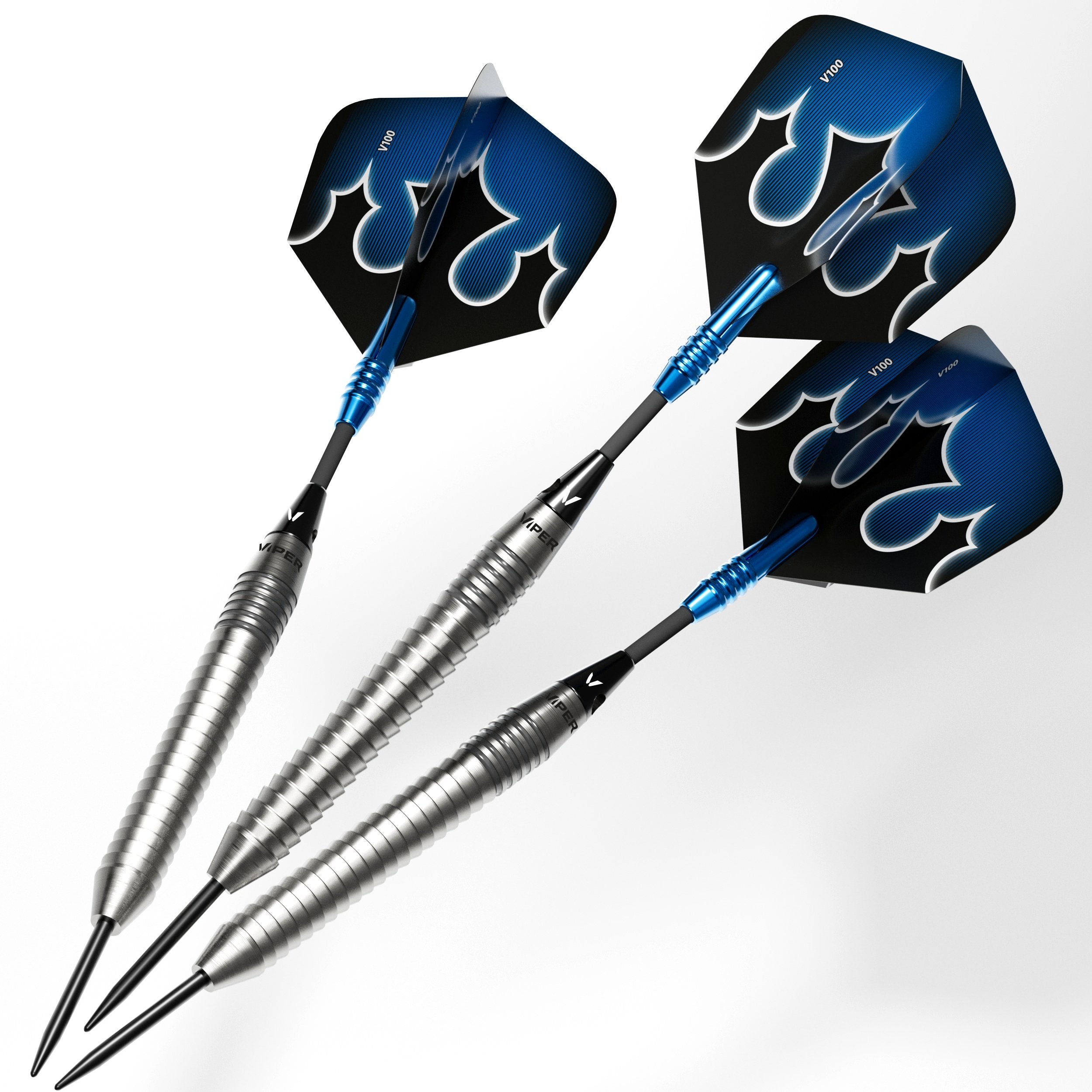 Viper Shot King Steel Tip Dart Set | 80% Tungsten | Blue | 24 Grams