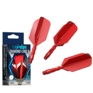 Viper Diamond Core II Slim flight, Short shaft, Red