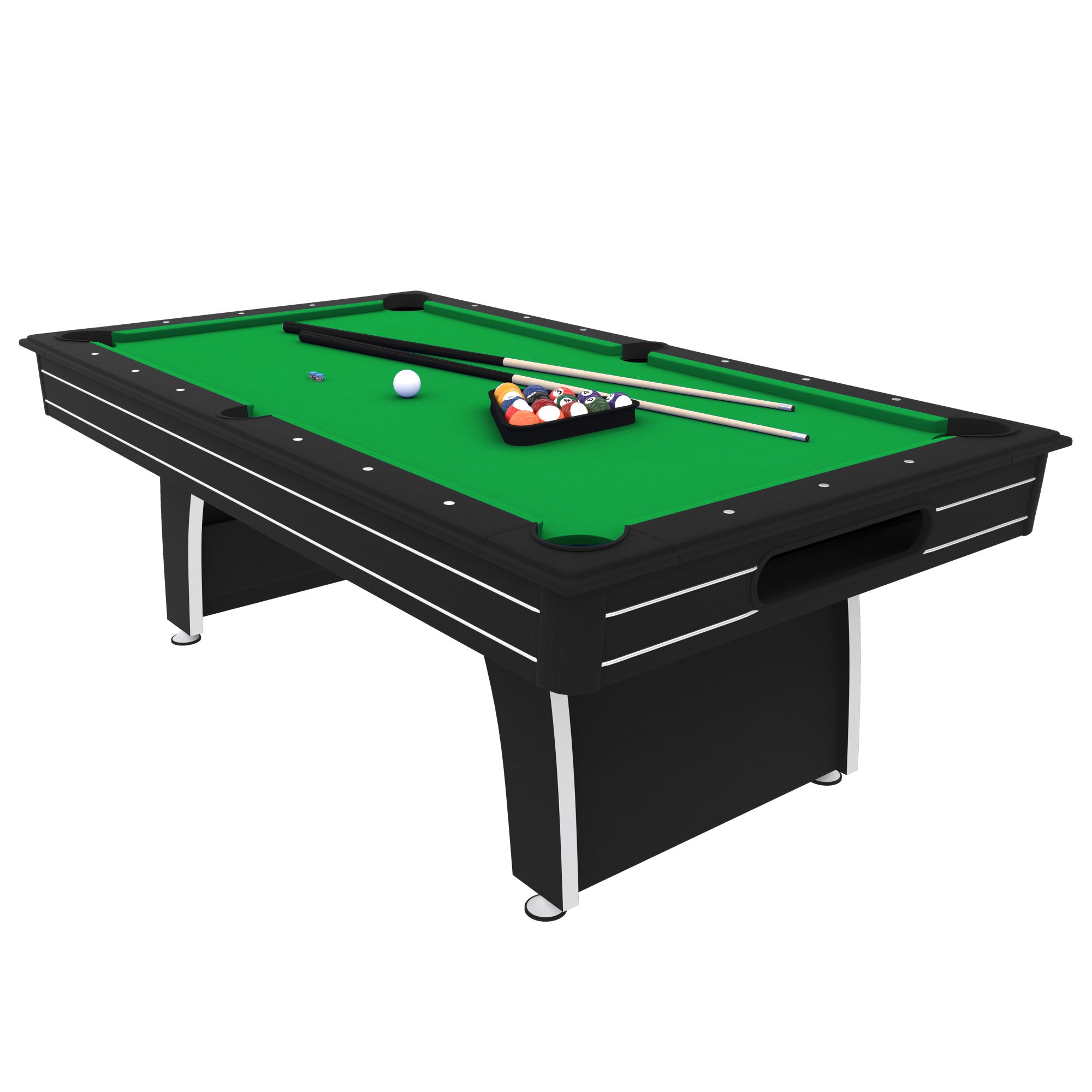 Fat Cat Tucson 7' Pool Table with Ball Return Green Playing Surface