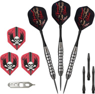 Viper Underground Fatal Shot Steel Tip Darts 24 Grams and Casemaster Select Black Nylon Dart Case