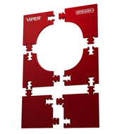 Viper Wall Defender III Dartboard Surround Red