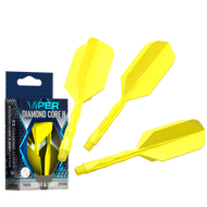 Viper Diamond Core II Slim flight, Medium shaft, Neon Yellow