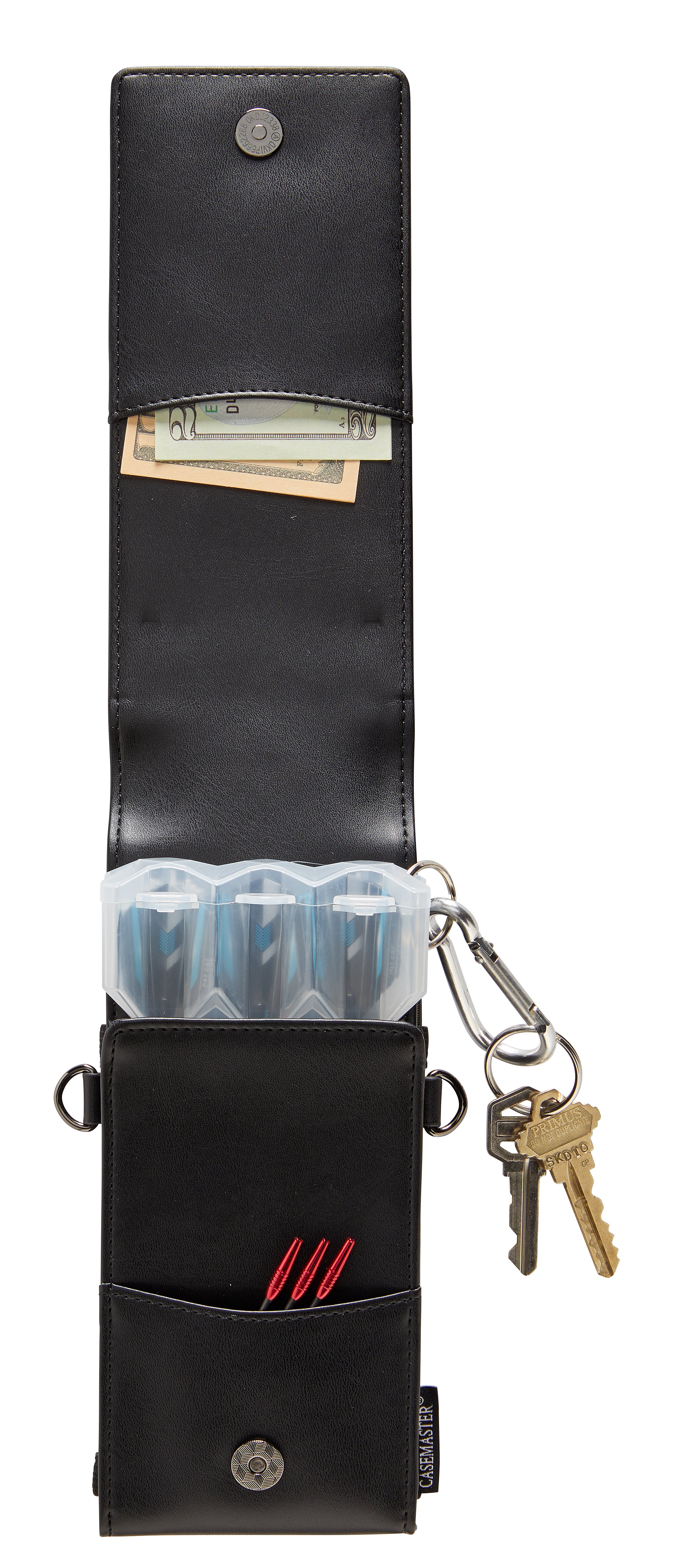 Casemaster Voyager Pro Dart Wallet with Nomad Dart Case | Black
