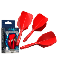 Viper Diamond Core II Standard flight, In-Between shaft, Red