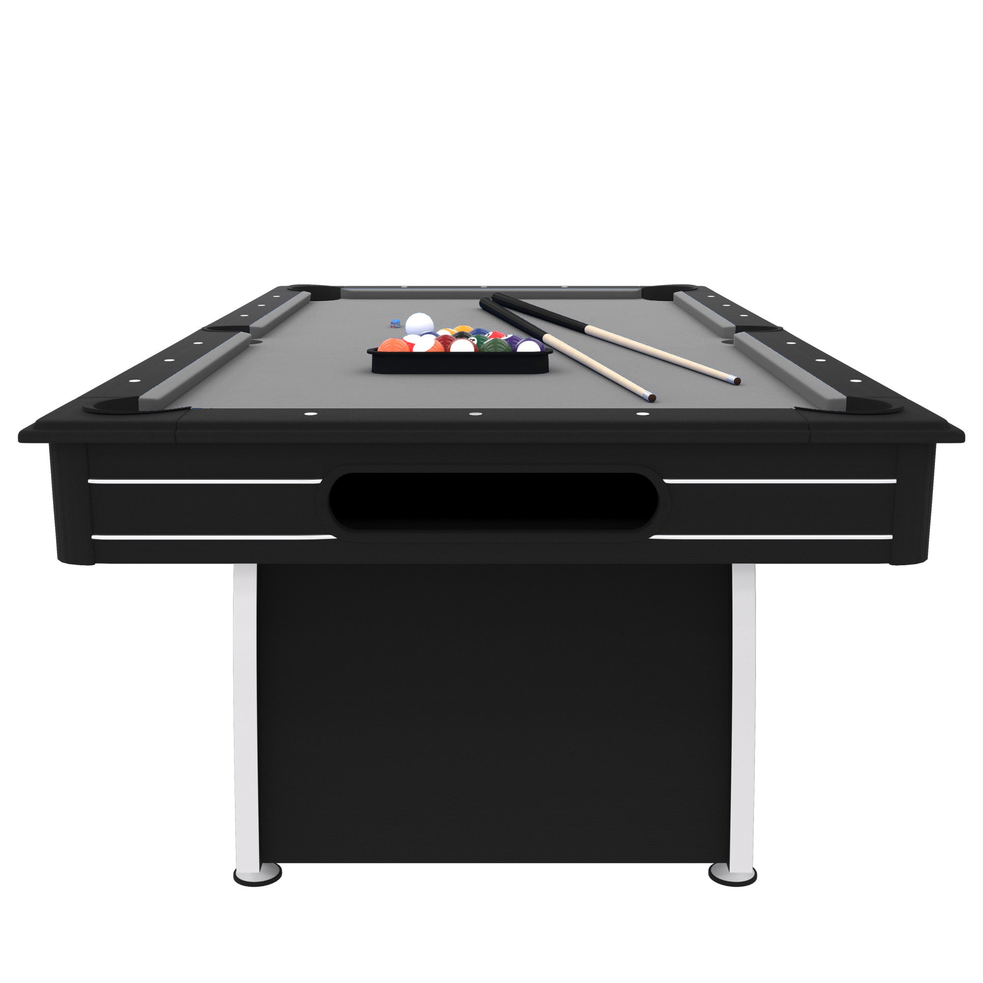 Fat Cat Tucson 7' Pool Table with Ball Return Grey Playing Surface