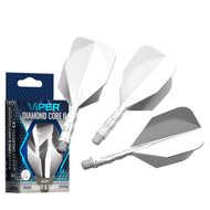Viper Diamond Core II Standard flight, Short shaft, White