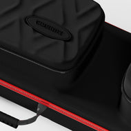 Casemaster Parallax Diamond Billiard Cue Case (Pool Stick Case) | Red