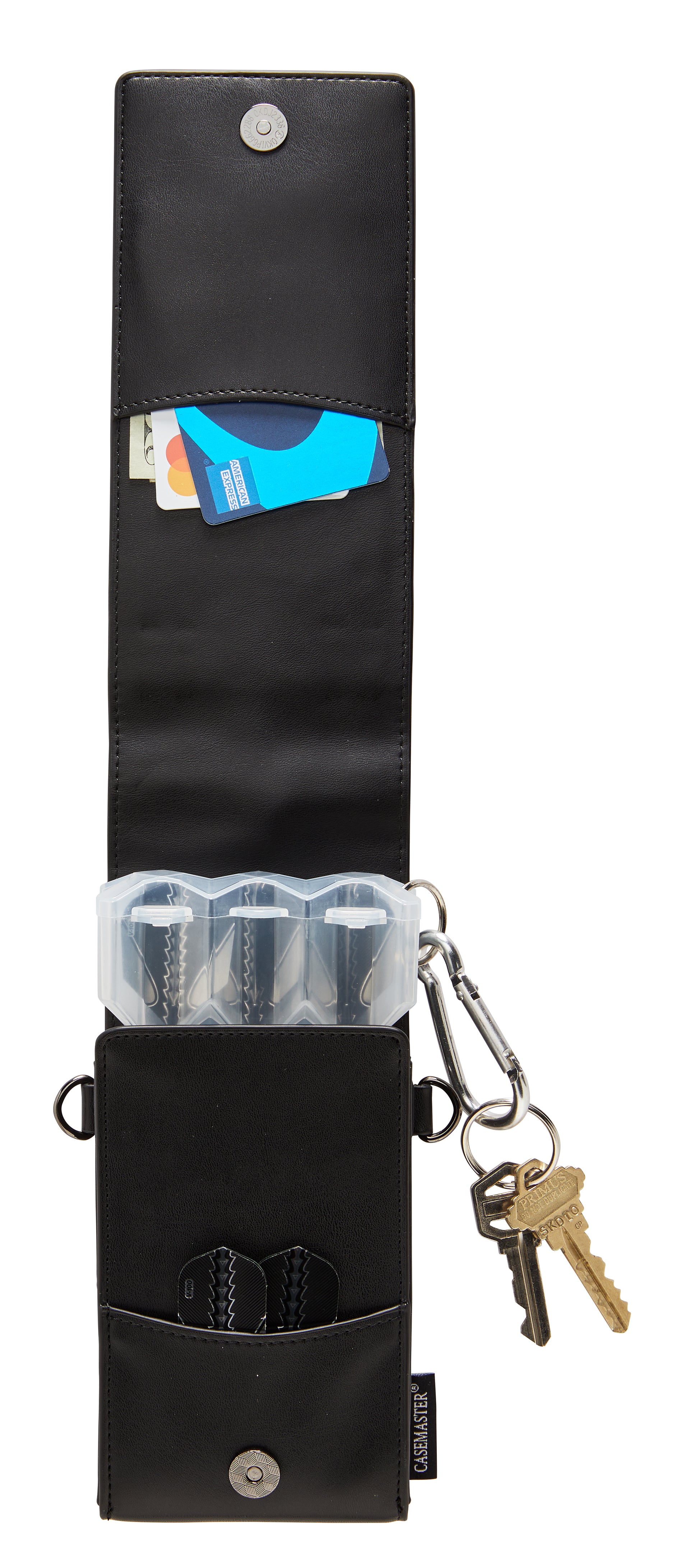 Casemaster Voyager Dart Wallet with Nomad Dart Case | Black
