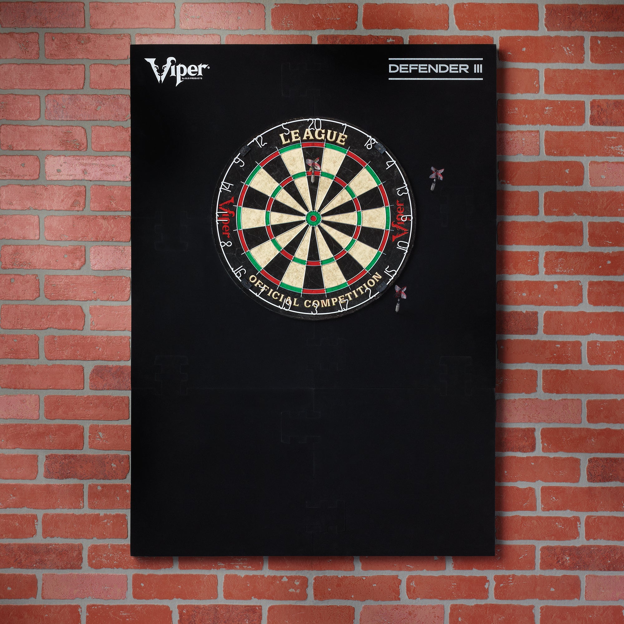 Viper Wall Defender III Dartboard Surround Yellow