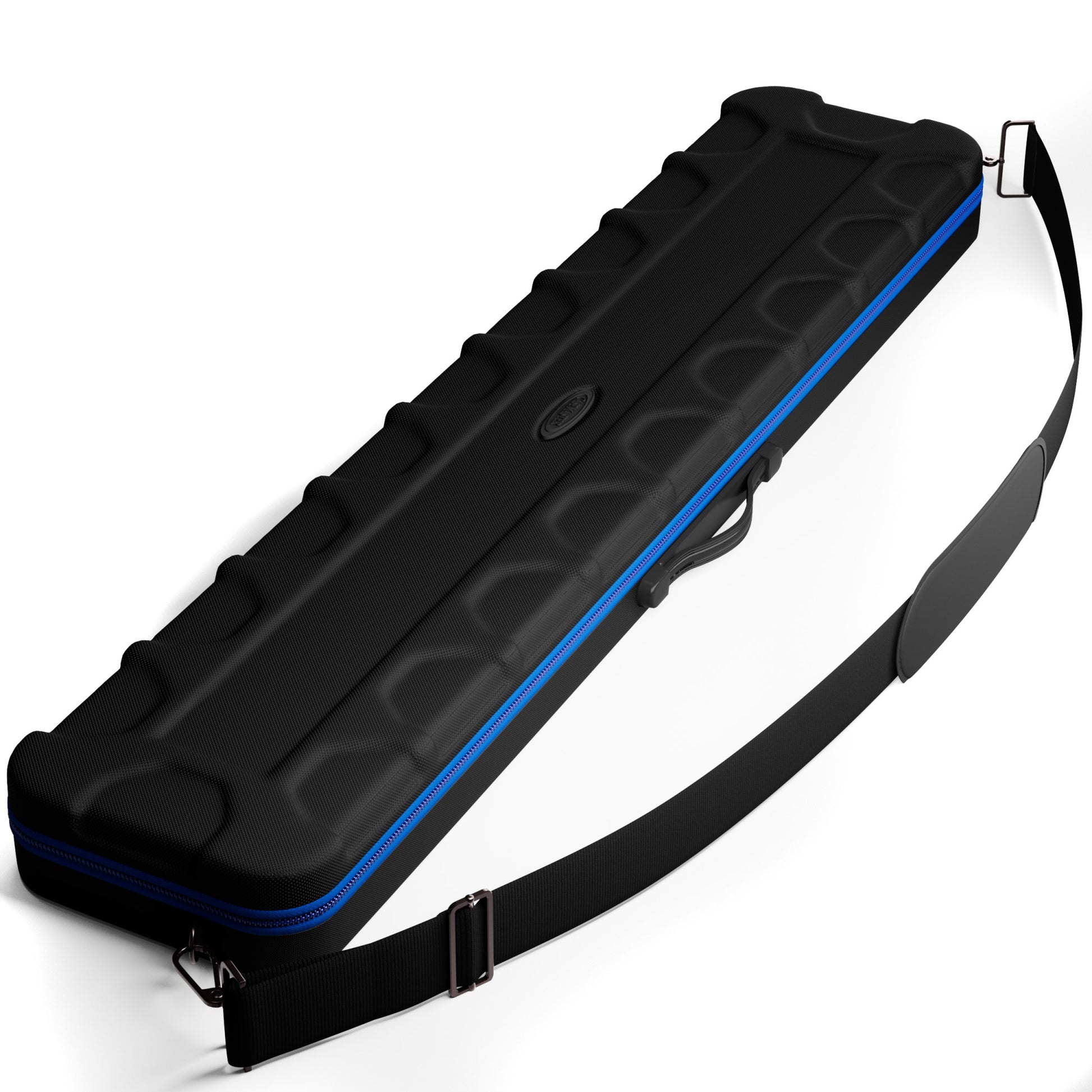 Casemaster Parallax Guard Pool Cue Case Blue Casemaster Parallax Guard Pool Cue Case Blue