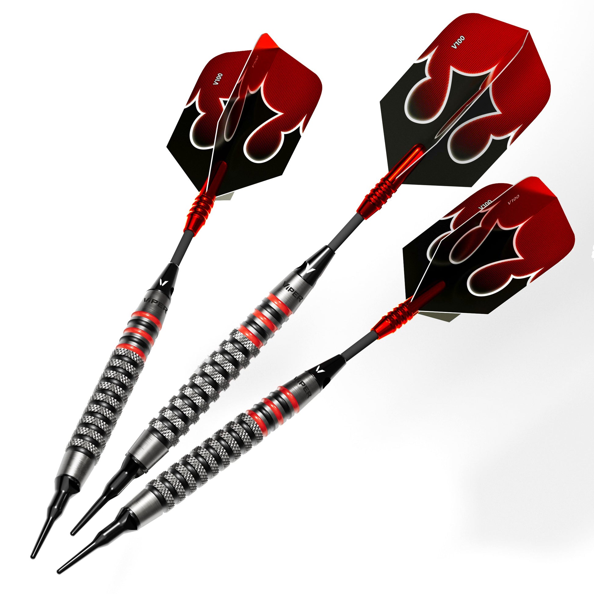 Viper Shot King Soft Tip Dart Set | 80% Tungsten | Red | 20 Grams