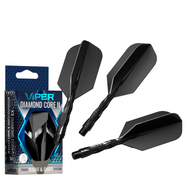 Viper Diamond Core II Slim flight, In-Between shaft, Black