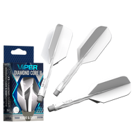 Viper Diamond Core II Slim flight, Medium shaft, White