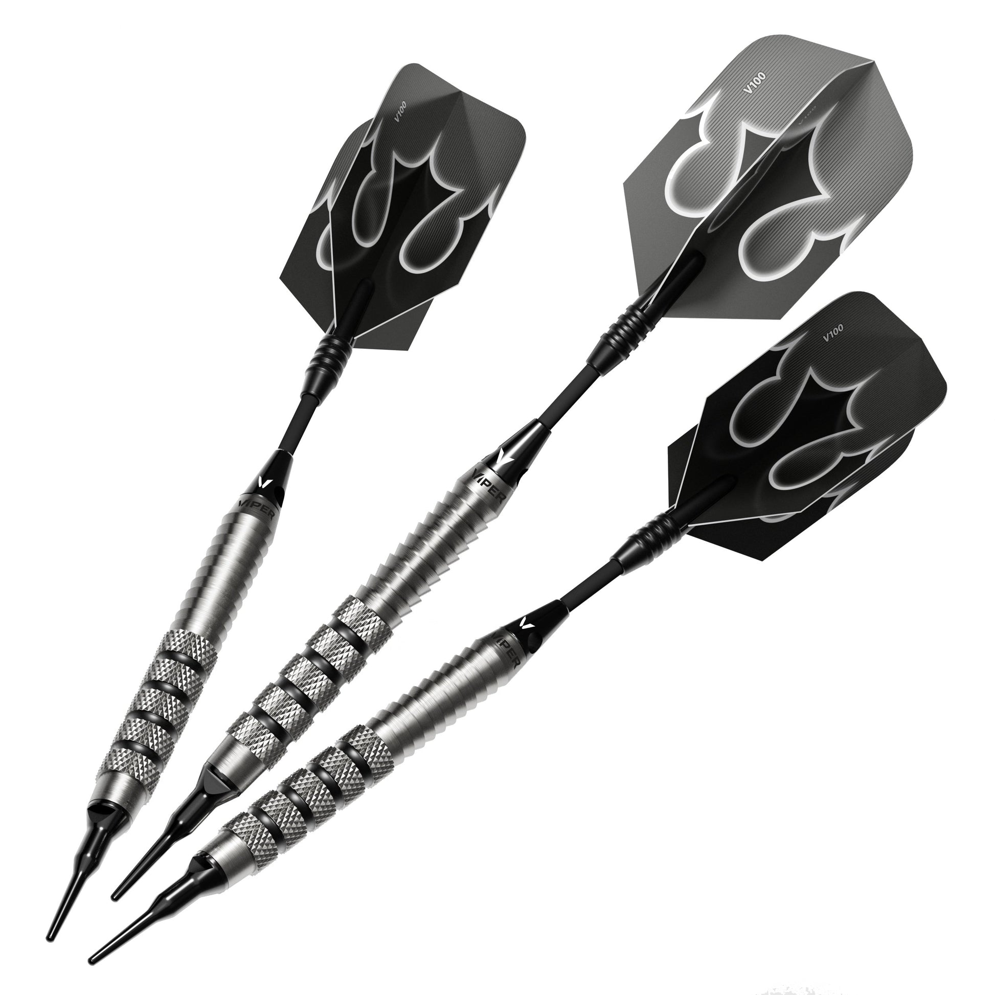 Viper Shot King Soft Tip Dart Set | 80% Tungsten | Black | 20 Grams