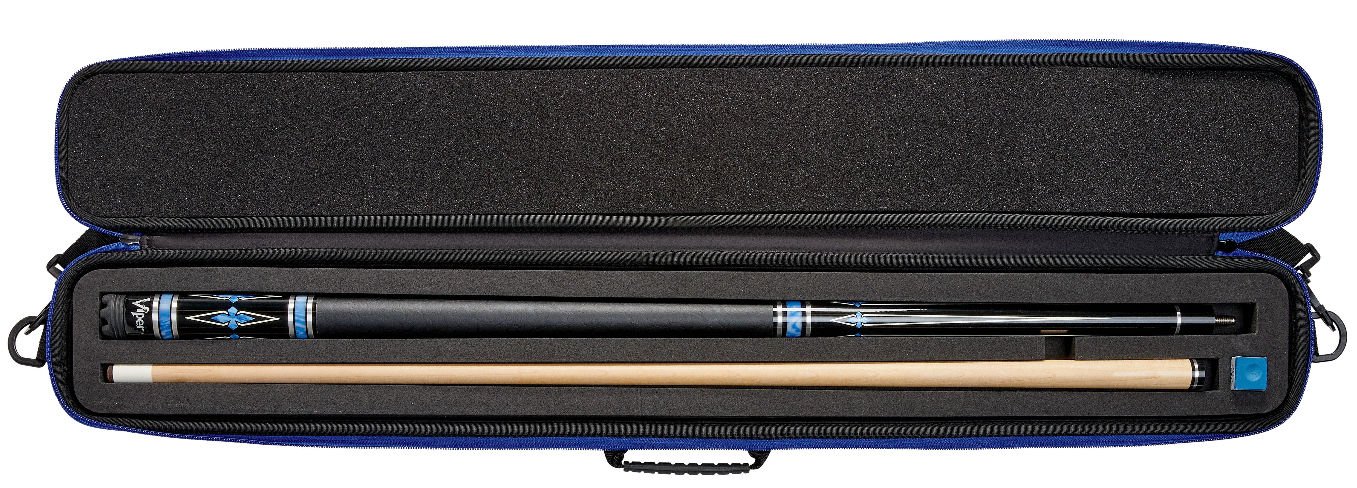 Casemaster Parallax Plus Billiard Cue Case (Pool Stick Case) | Blue