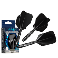 Viper Diamond Core II Standard flight, Medium shaft, Black