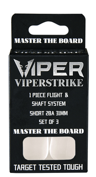 ViperStrike 1-Piece Shaft and Flight White