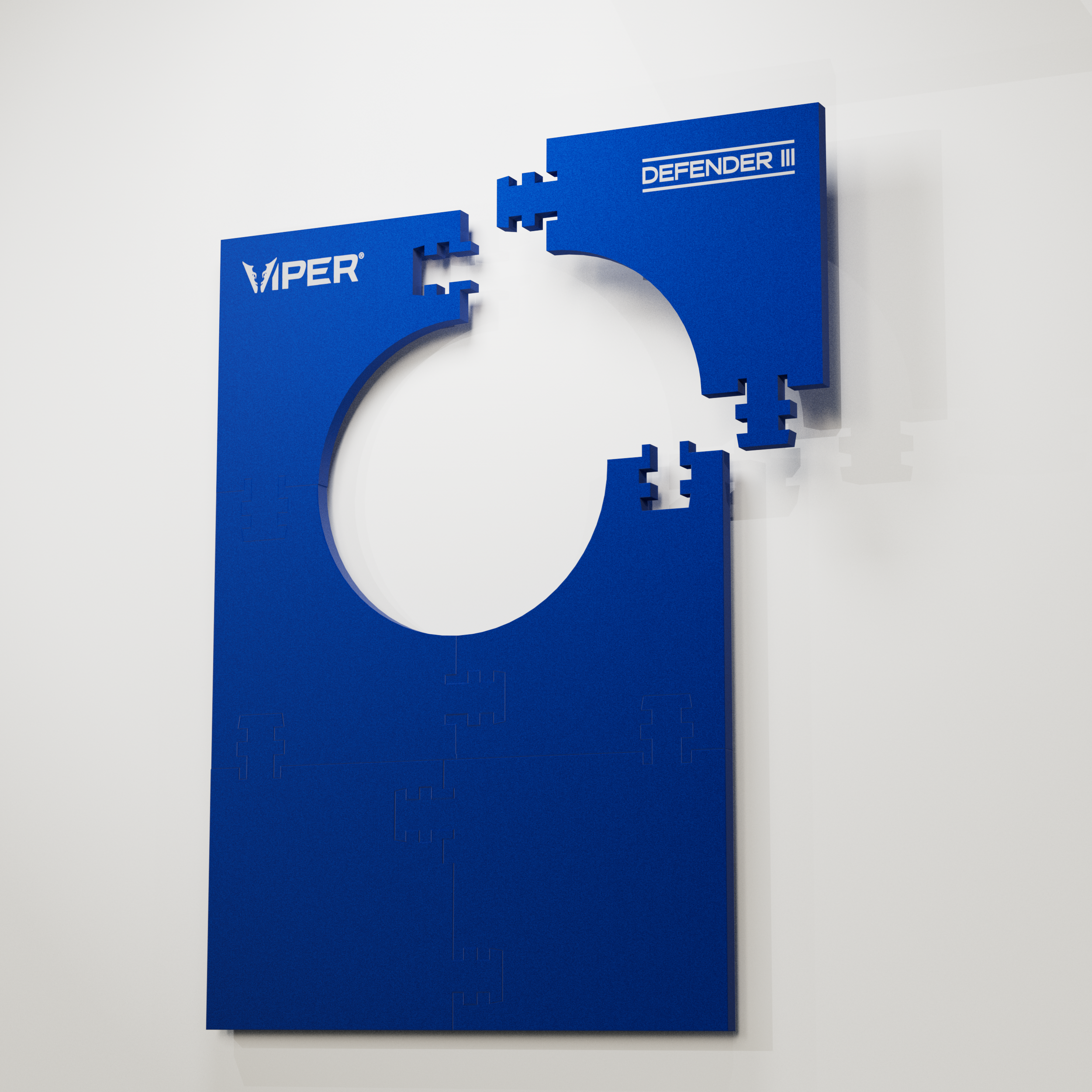 Viper Wall Defender III Dartboard Surround Blue