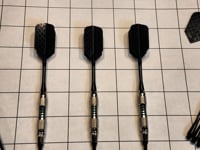 Viper Bobcat Adjustable Soft Tip Darts Green Rings 16-18 Grams