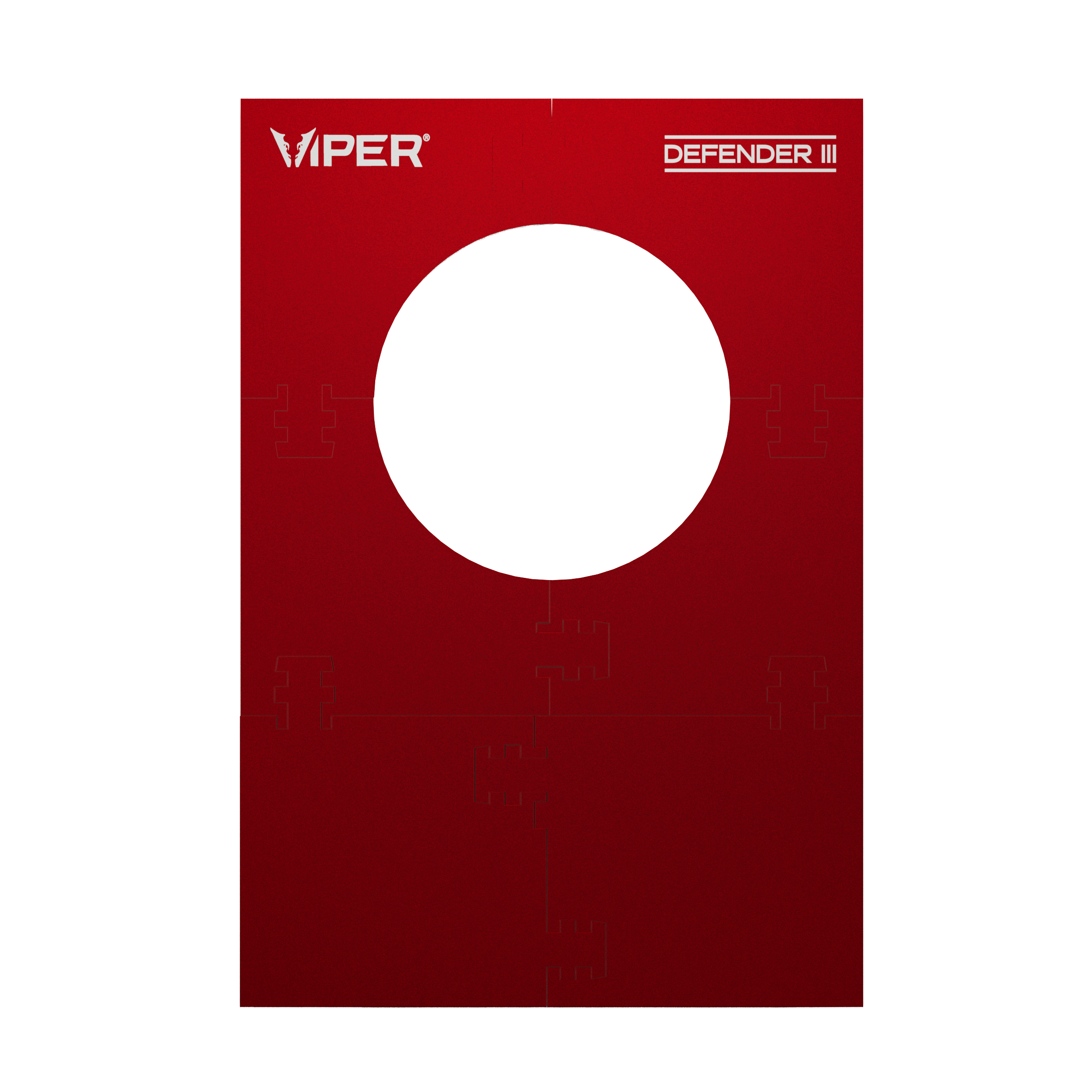 Viper Wall Defender III Dartboard Surround Red