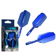 Viper Diamond Core II Slim flight, Short shaft, Blue