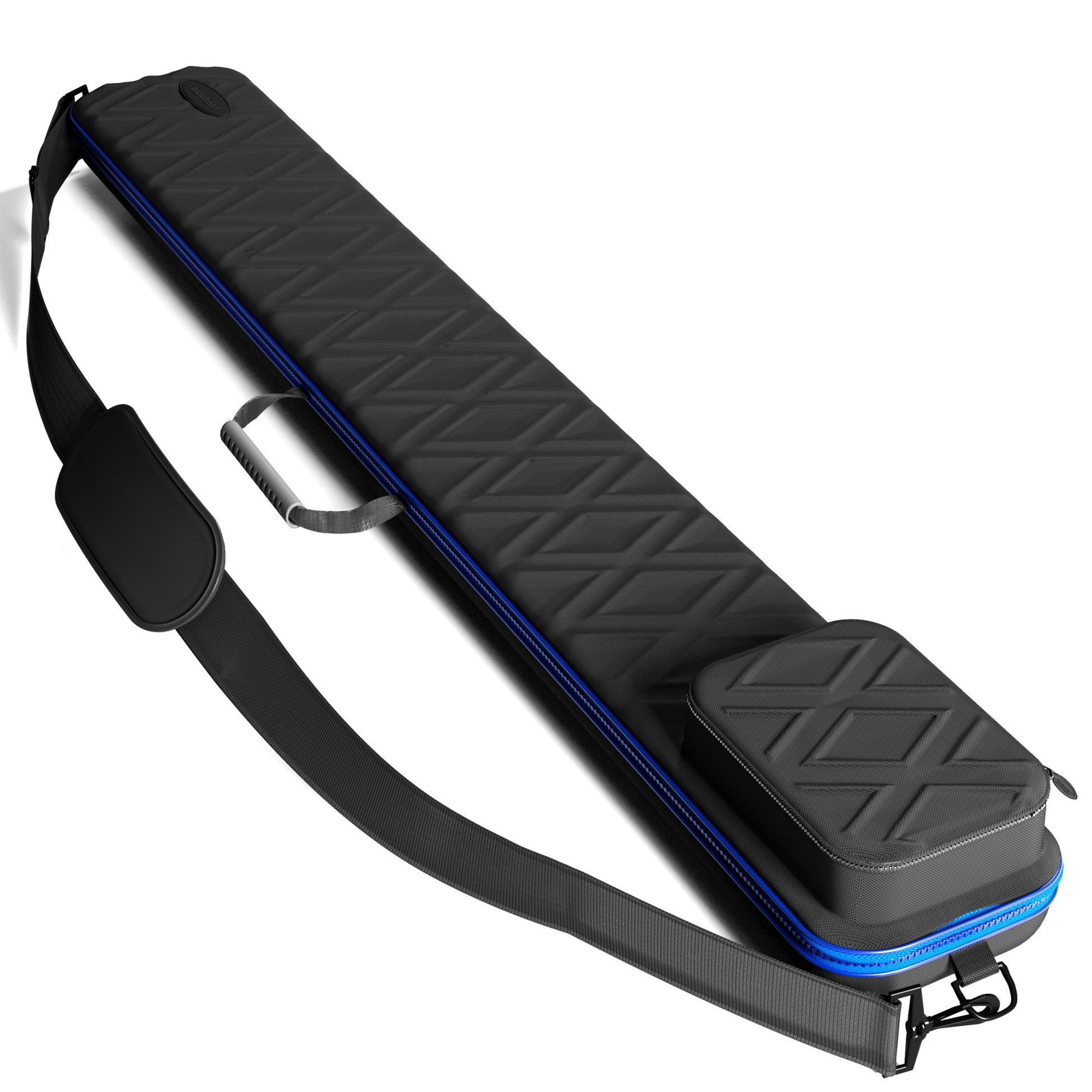 Casemaster Parallax Plus Billiard Cue Case (Pool Stick Case) | Blue