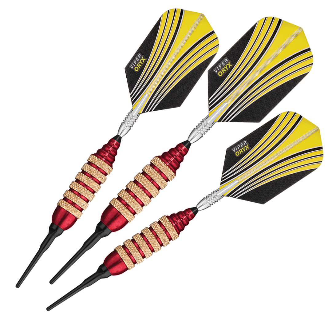 Dardos de punta blanda Viper Spinning Bee Red de 16 gramos 