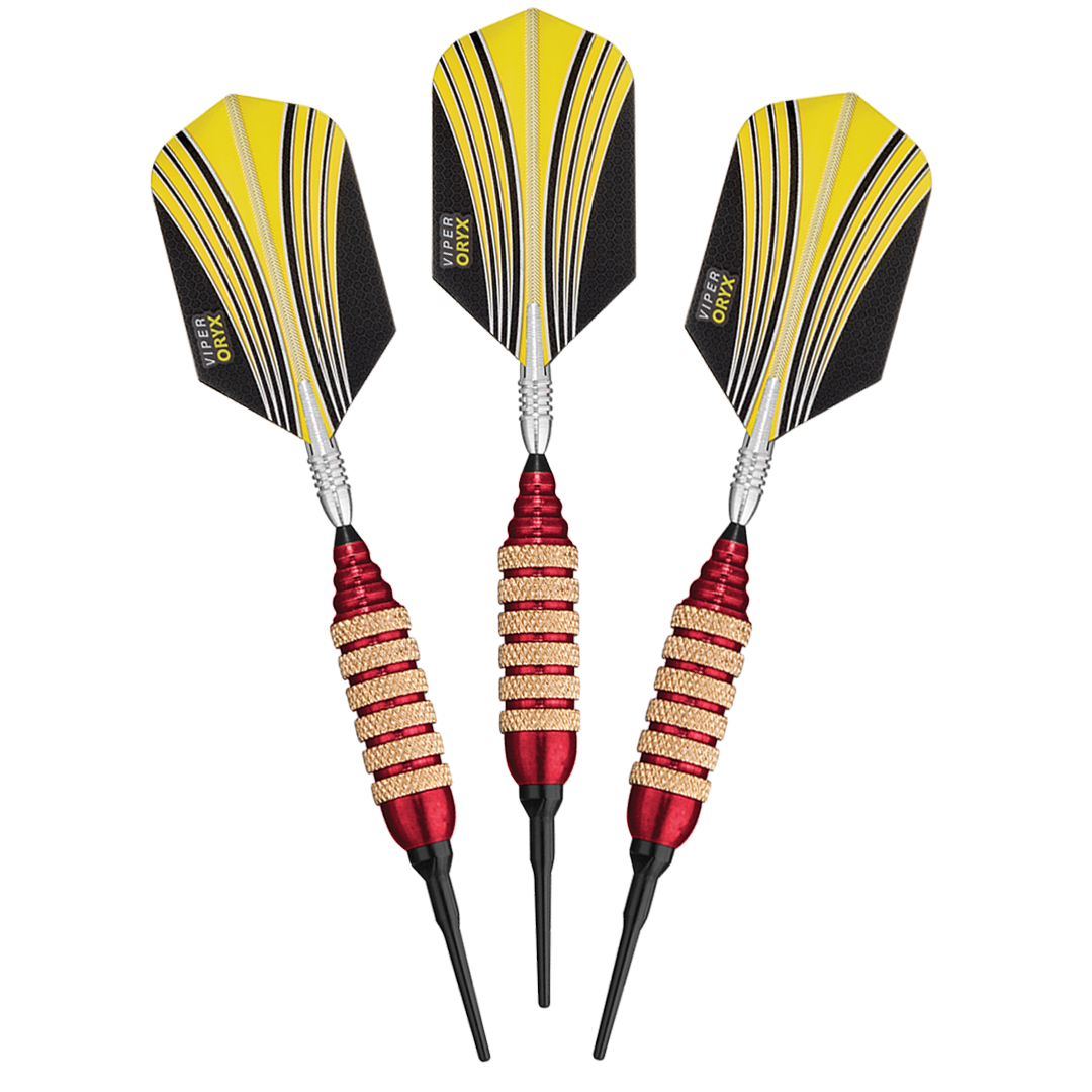 Dardos de punta blanda Viper Spinning Bee Red de 16 gramos 