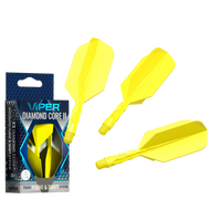 Viper Diamond Core II Slim flight, Short shaft, Neon Yellow