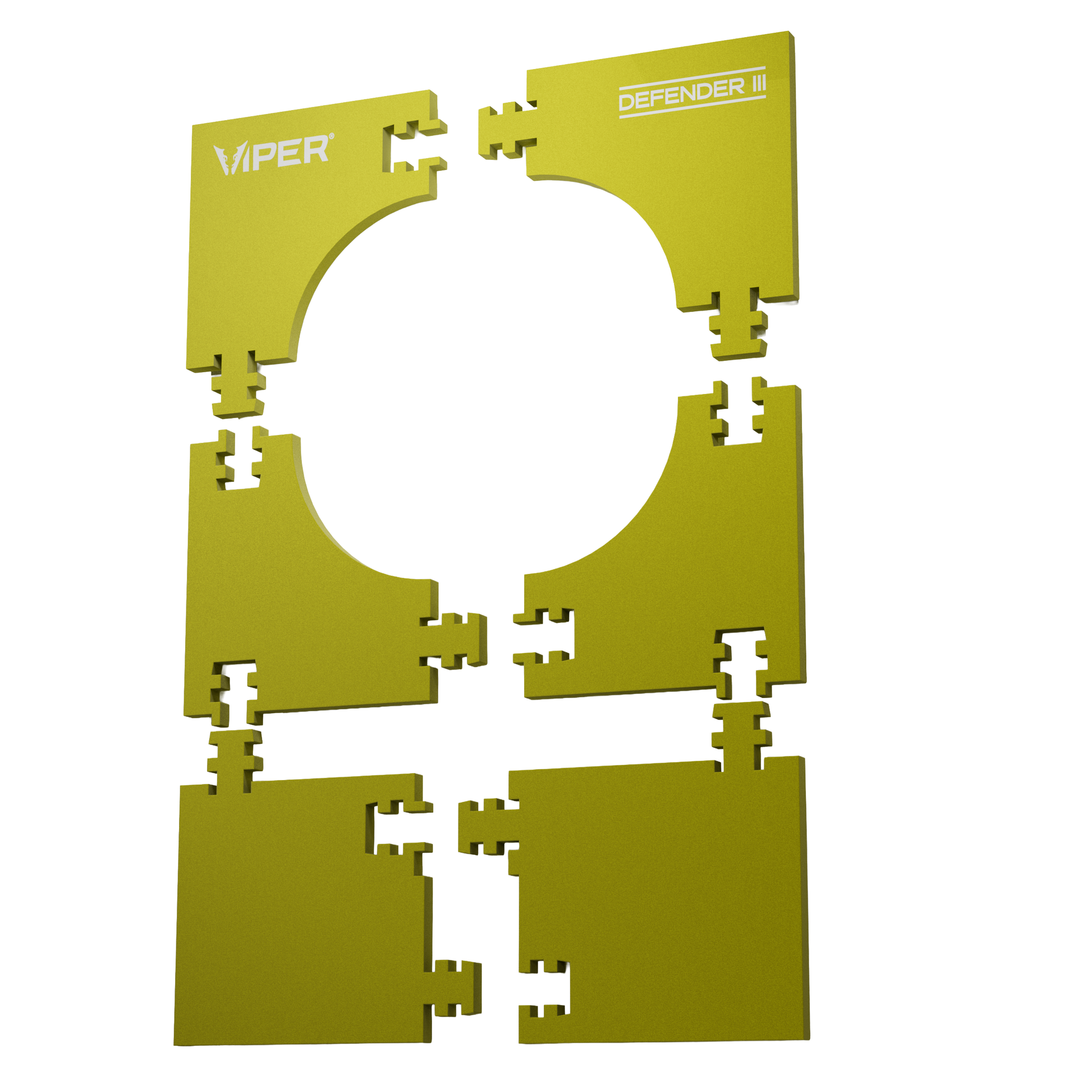 Viper Wall Defender III Dartboard Surround Yellow