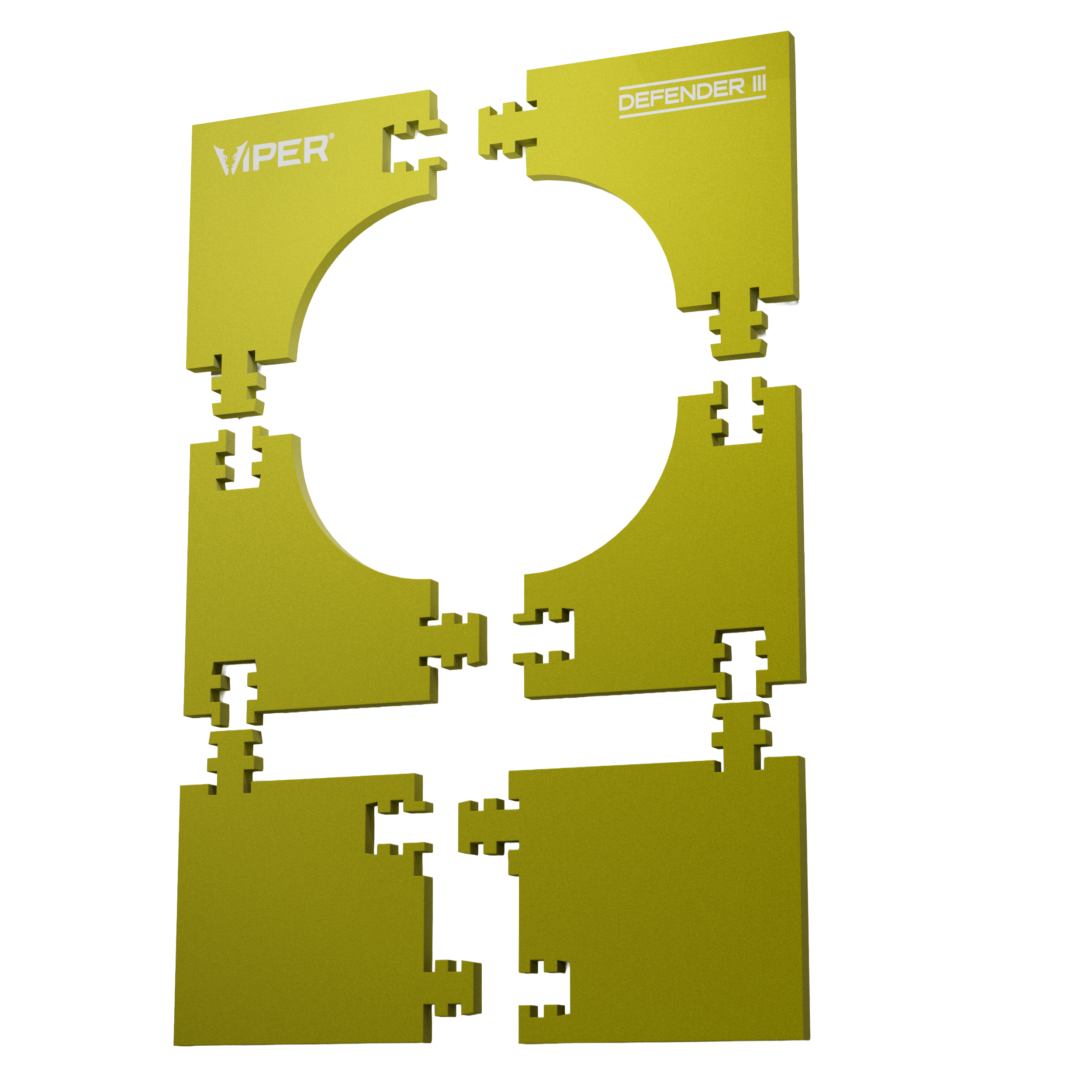 Viper Wall Defender III Dartboard Surround Yellow