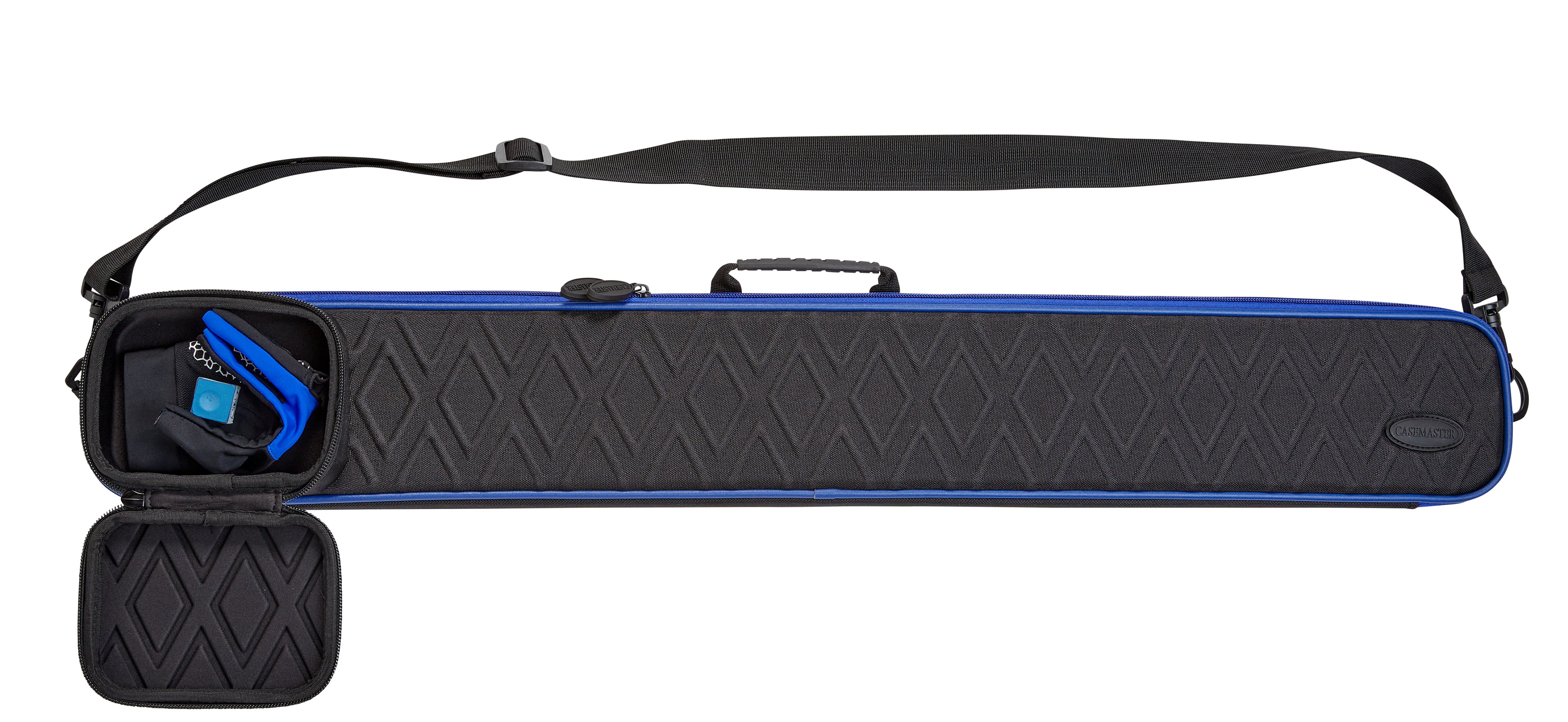 Casemaster Parallax Plus Billiard Cue Case (Pool Stick Case) | Blue