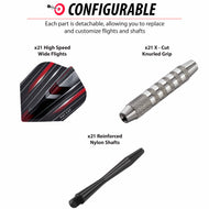 Fat Cat 24 Darts in a Jar Soft Tip 16 Grams