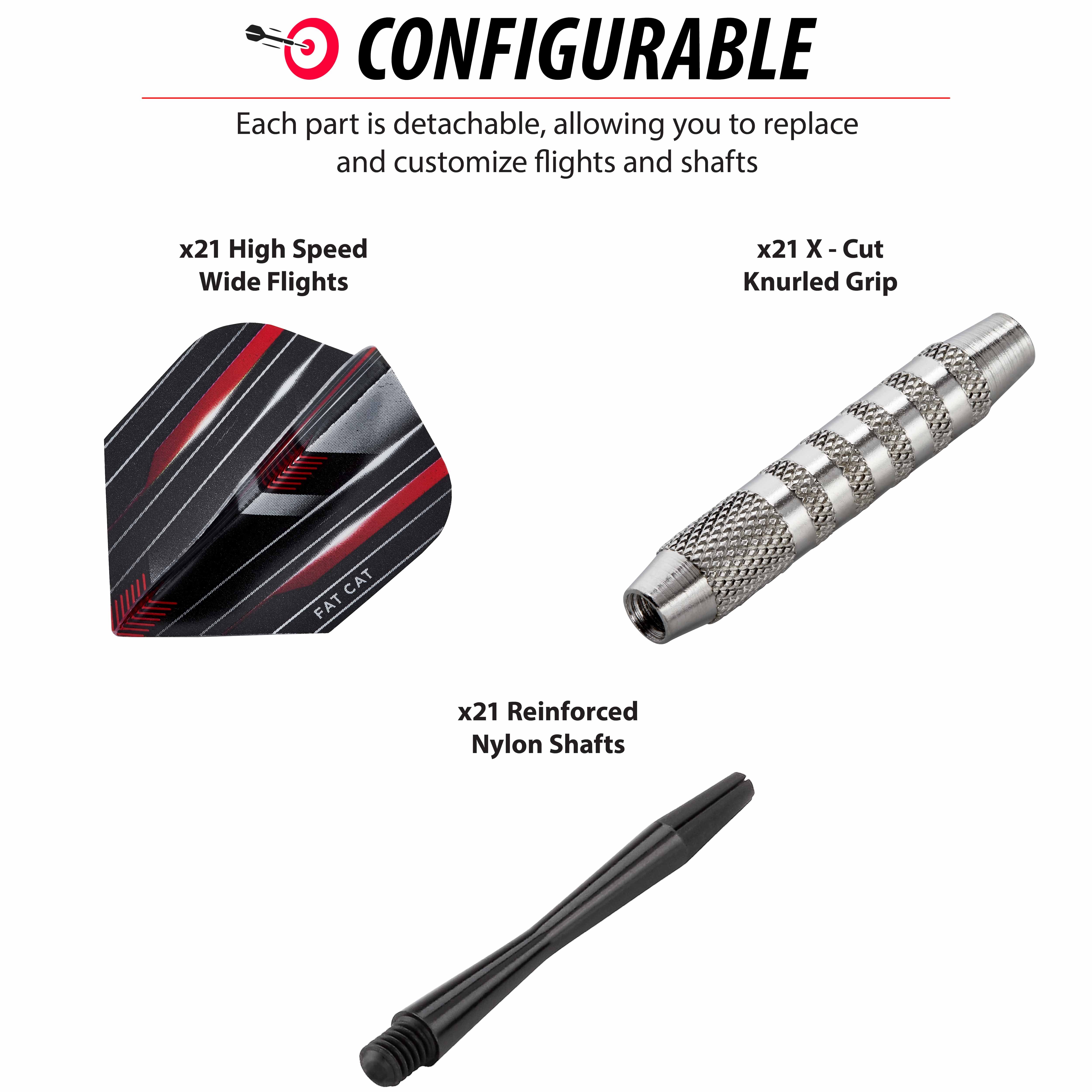 Fat Cat 24 Darts in a Jar Soft Tip 16 Grams