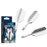 Viper Diamond Core II Slim flight, Short shaft, White