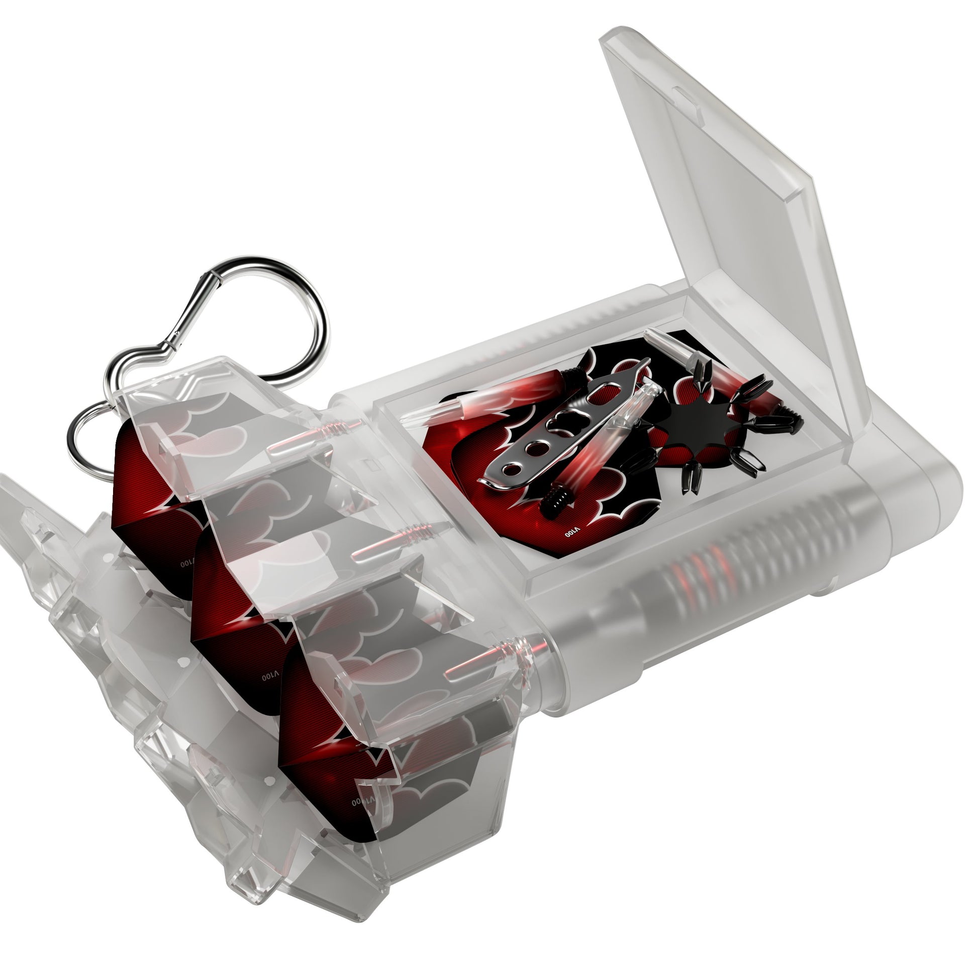 Viper Shot King Steel Tip Dart Set | 80% Tungsten | Red | 22 Grams