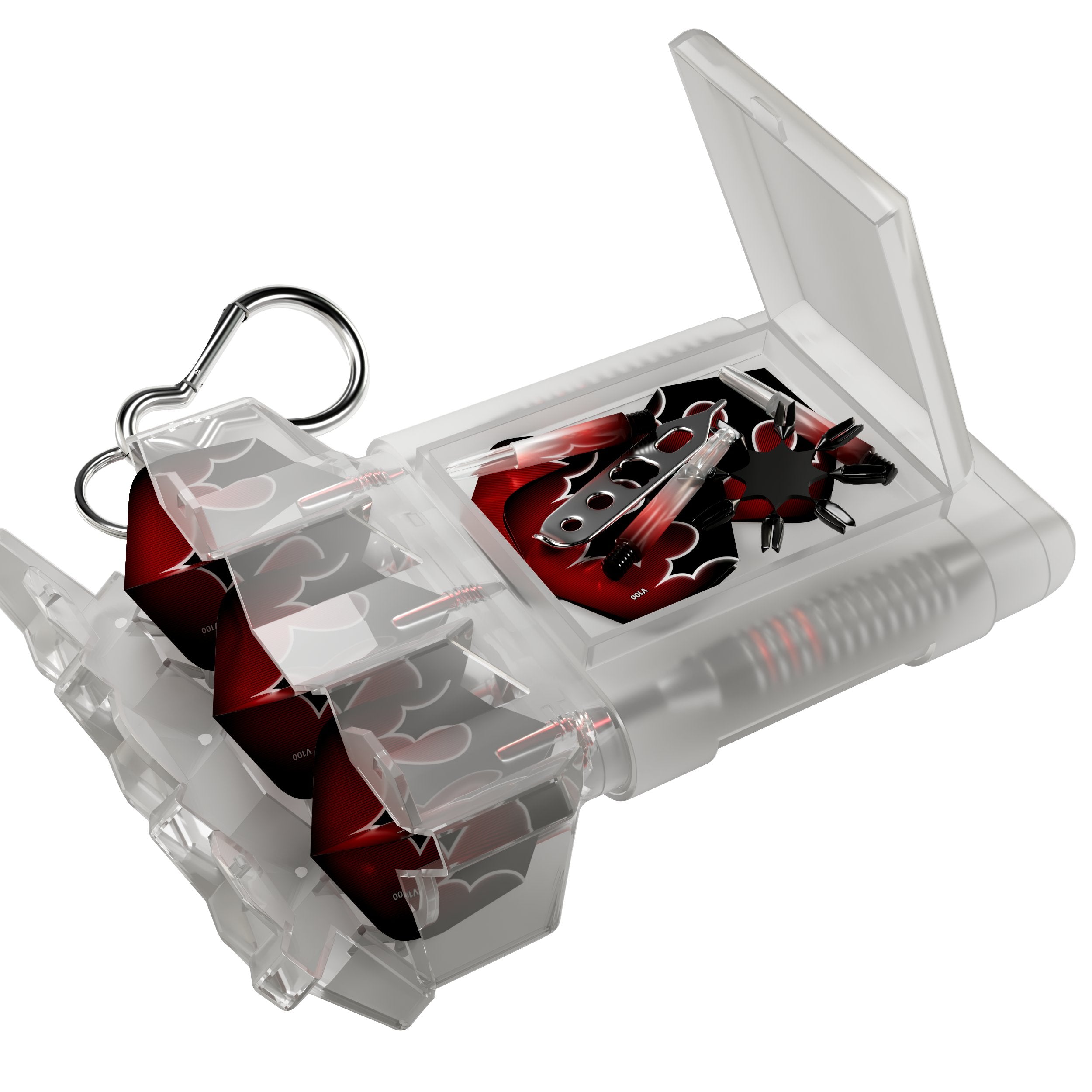 Viper Shot King Steel Tip Dart Set | 80% Tungsten | Red | 22 Grams