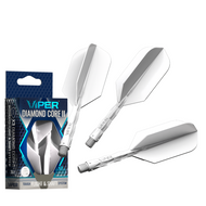 Viper Diamond Core II Slim flight, In-Between shaft, White