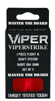 ViperStrike 1-Piece Shaft and Flight Red