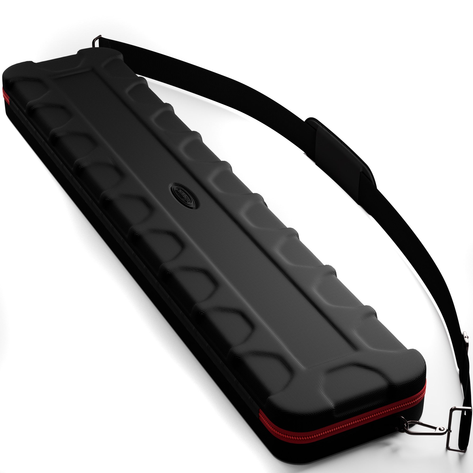 Casemaster Parallax Guard Billiard Cue Case (Pool Stick Case) | Red