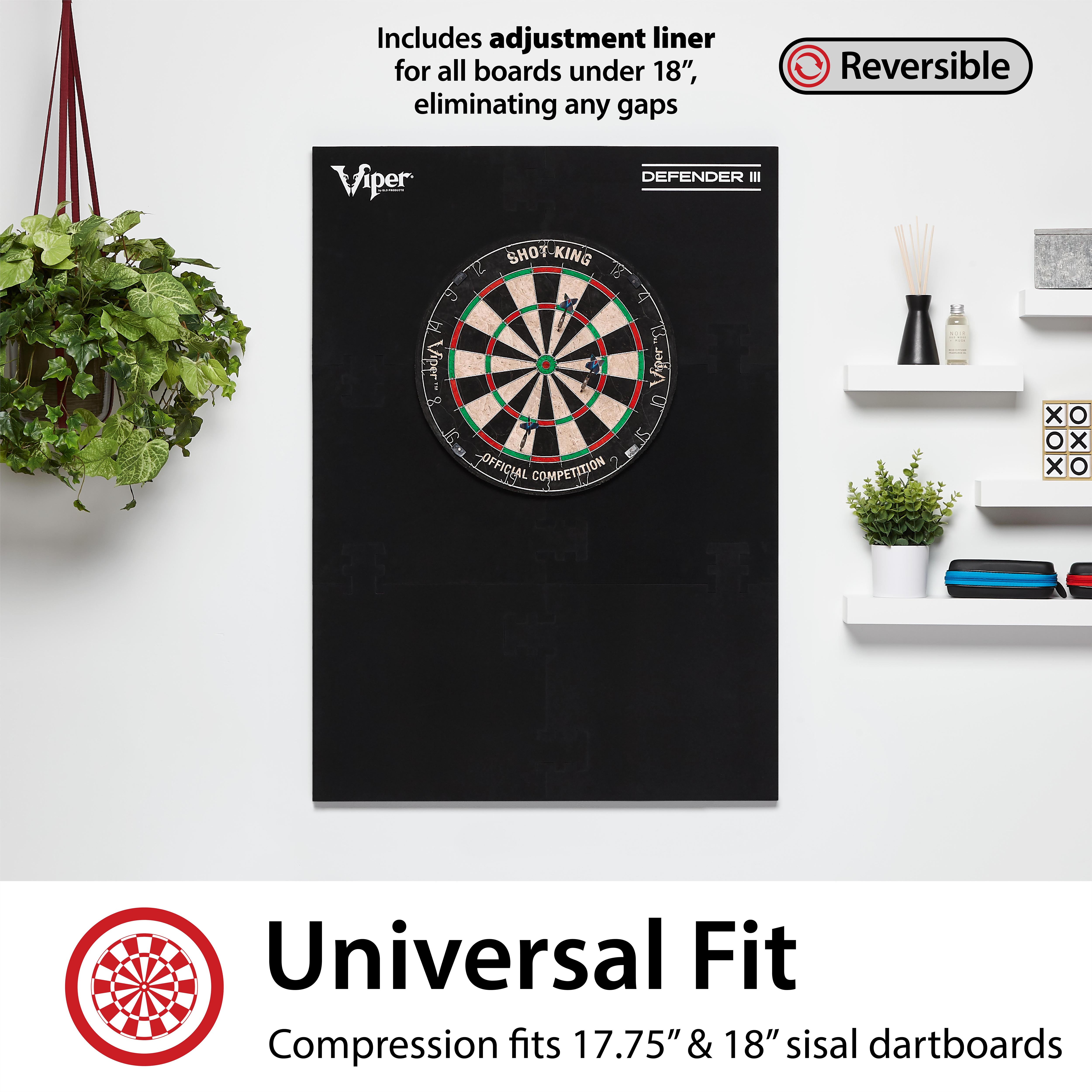 Viper Wall Defender III Dartboard Surround Yellow