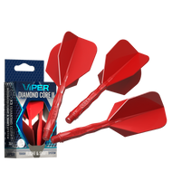 Viper Diamond Core II Standard flight, Medium shaft, Red