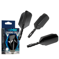Viper Diamond Core II Slim flight, Short shaft, Black