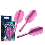 Viper Diamond Core II Slim flight, In-Between shaft, Neon Pink