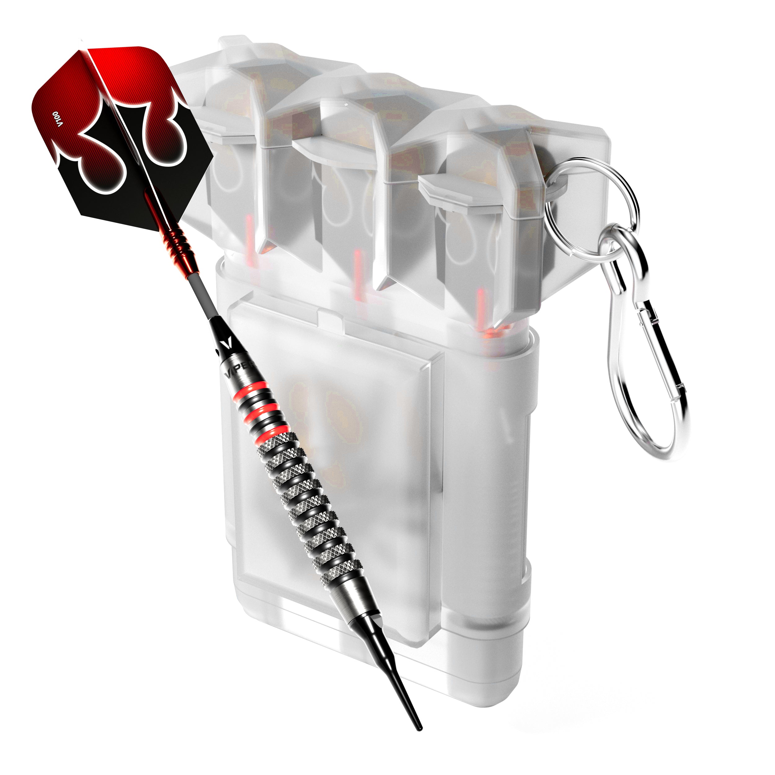 Viper Shot King Soft Tip Dart Set | 80% Tungsten | Red | 20 Grams