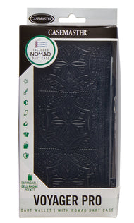 Casemaster Voyager Pro Dart Wallet with Nomad Dart Case | Black